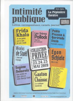 Intimité publique  – au théâtre de la Pépinière